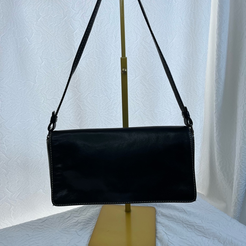 Nordstrom Black and Red Striped Interior Bag